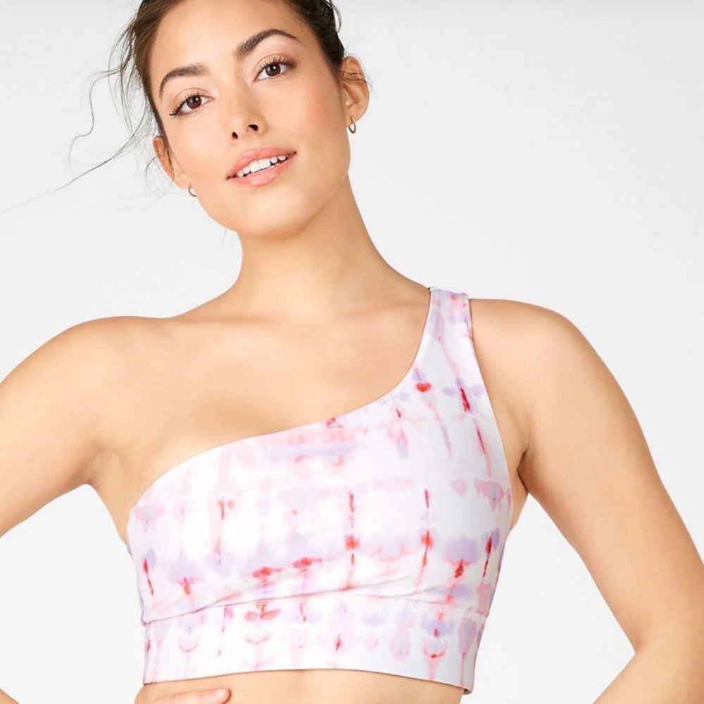 Fabletics Harlow One Shoulder Reversible Sport Bra